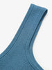 Women's Blue Square Neck Tank Top