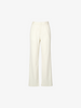 Women's Off-white Straight Fit Tweed Trousers