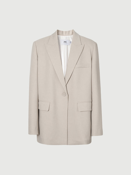 Charger l'image 1 dans la galerie. Blazer beige clair