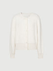 White crew neck sweater