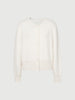 White crew neck sweater