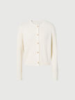 Cardigan en cachemire blanc