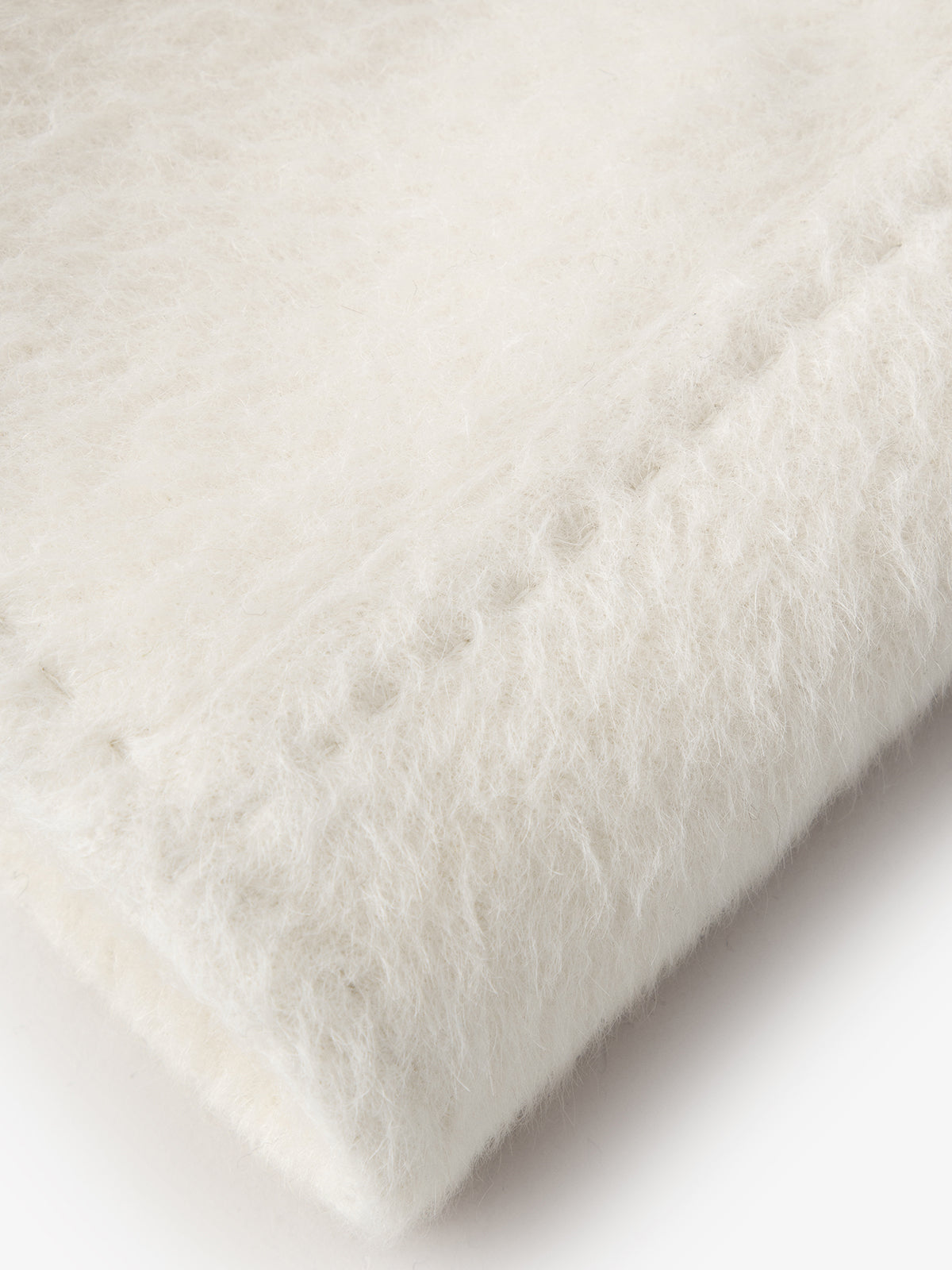 Women's Ivory Notch Lapel Double Breasted Tie Belt Coat