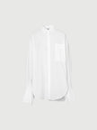 Women's White Classic Collar 100% Cotton Shirt