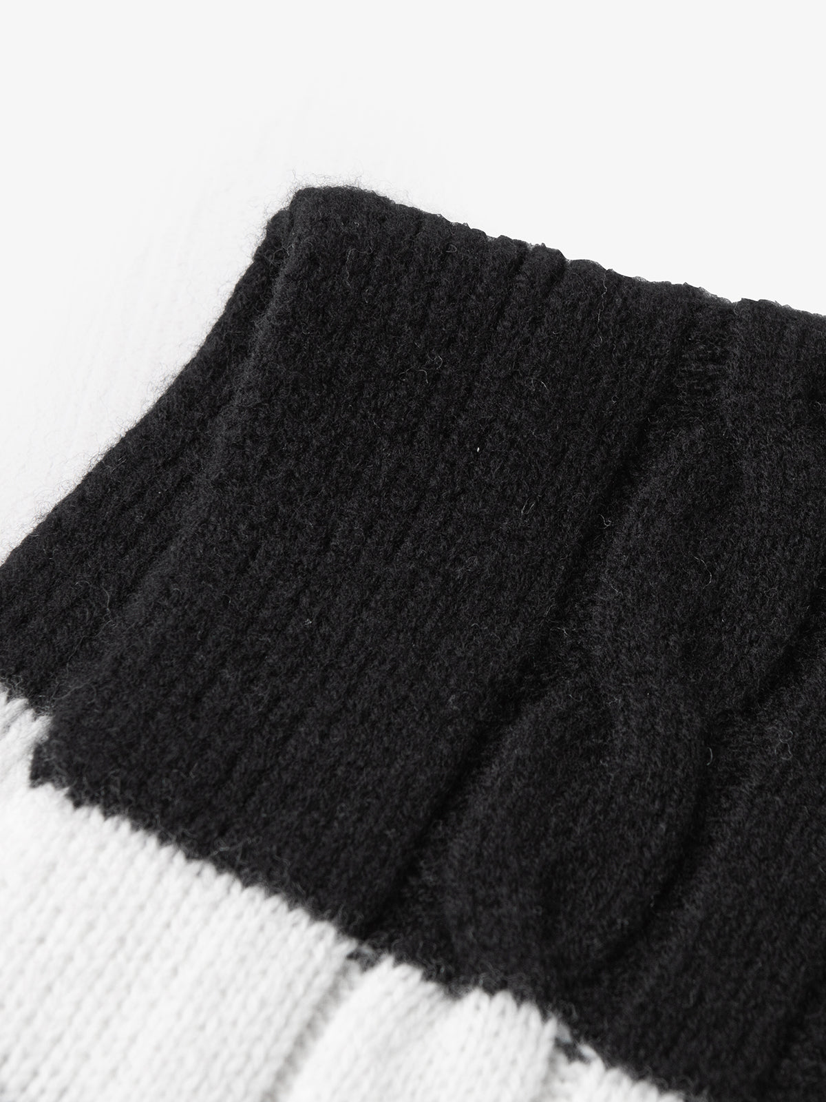Women's Black High Neck 100% Wool Sweater