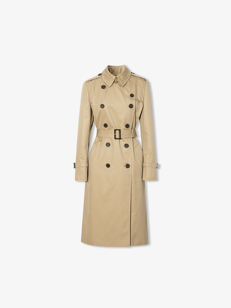 Women's Lapel Double Breasted Trech Coat 5998160371Q