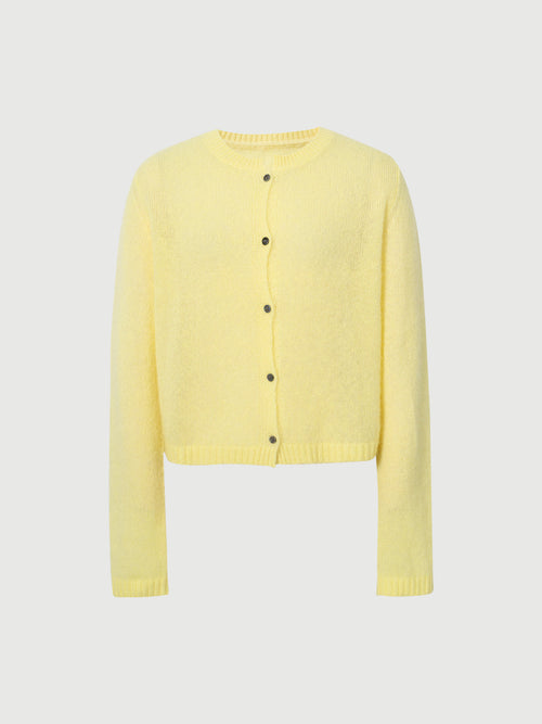 Load image 1 in gallery view. Silk-Cashmere Cardigan