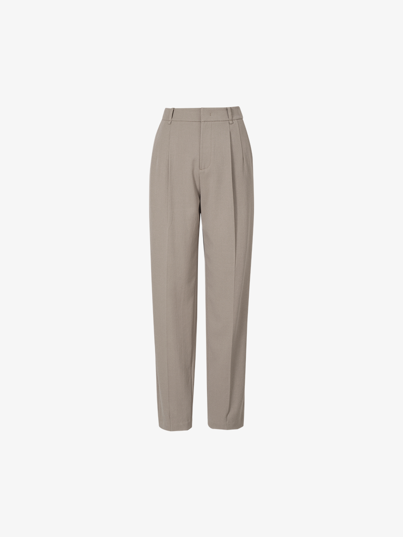 Women's Coffee Simple Small Leg Trousers