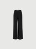 Pantalon noir slim fit taille haute