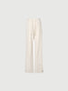 Pantalon large en chenille beige