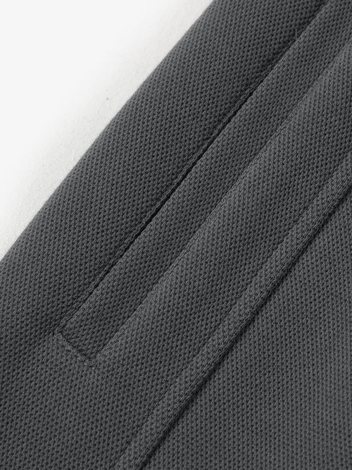 Load image 1 in gallery view. Straight gray pants in elastic knitted wool