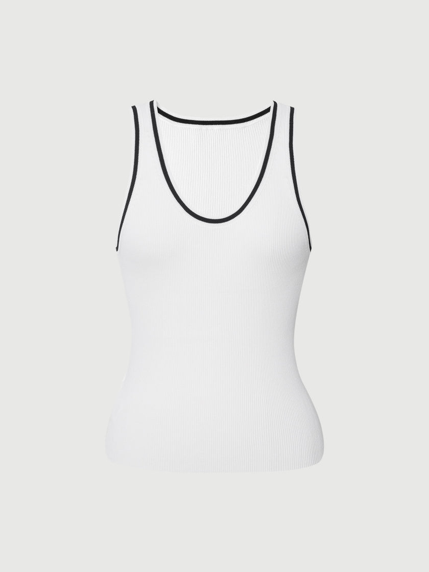 Contrast Trim Cami