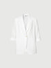 White linen blazer