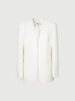 Beige tweed blazer