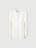 Beige tweed blazer