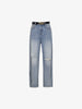 Women's Wathet Blue 100% Cotton Jeans