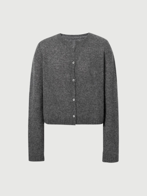 Load image 1 in gallery view. Silk-Cashmere Cardigan