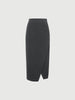 Straight cashmere skirt