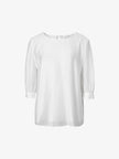 Women's White Summer Quarter Sleeve Blouse