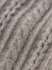 Women's Brown Wool Vest Splicing Cotton Dress