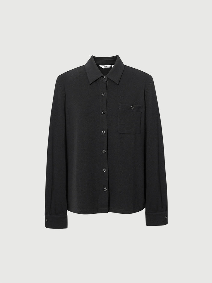 Black cotton shirt