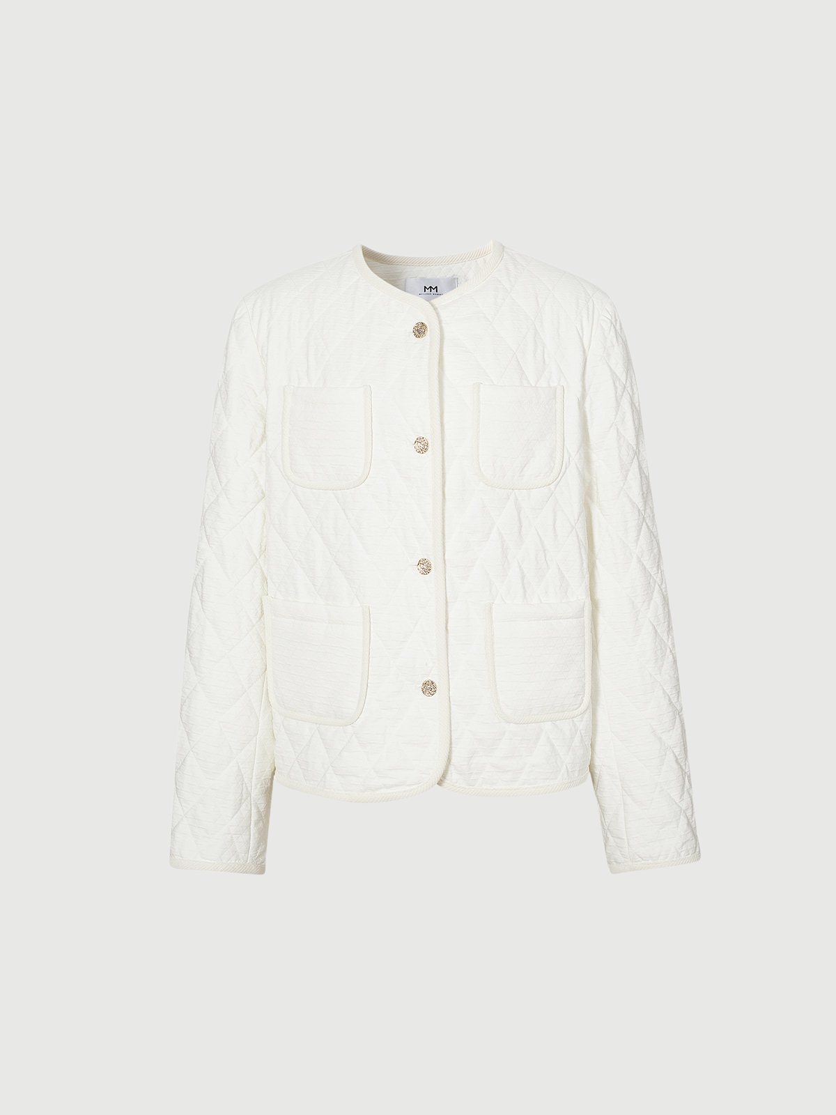 White quilted jacket