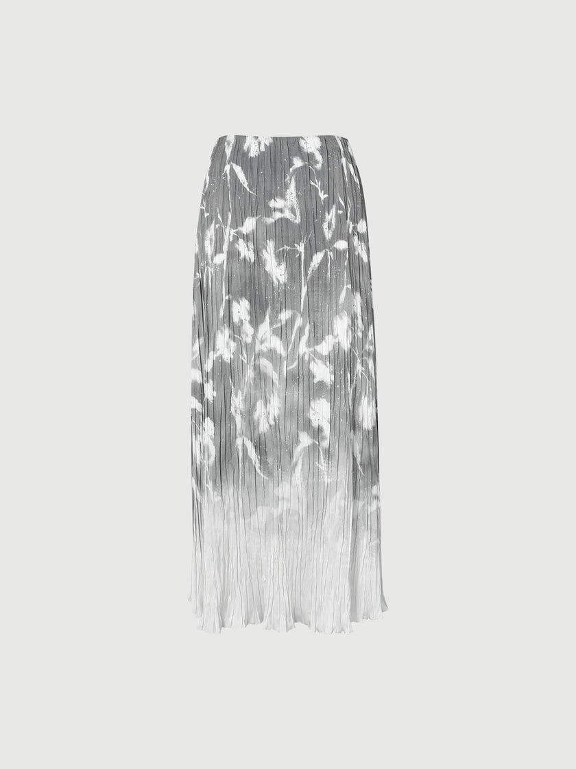 Gradient  Midi Skirt