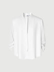 Blazer sans revers blanc