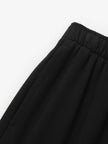 Pantalon noir décontracté extra en 100 % coton avec élastique