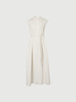 Beige sleeveless dress