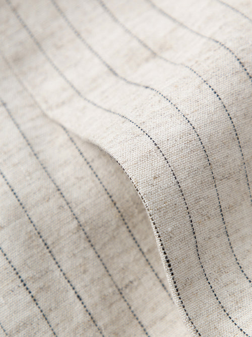Load image 1 in gallery view. Beige striped blazer