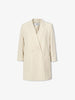 Women's Summer Notch Lapel Double Breasted Beige Blazer