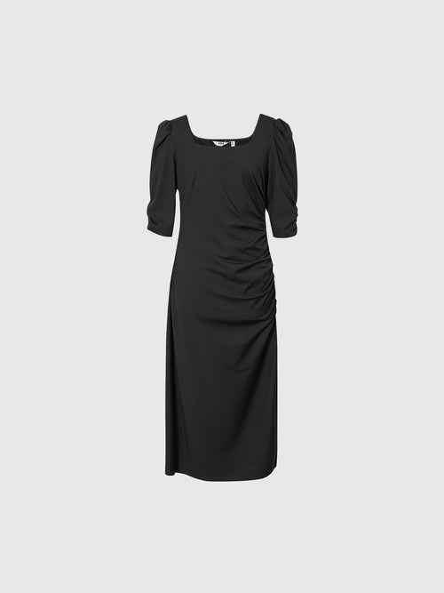 Load image 1 in gallery view. Slim black dress