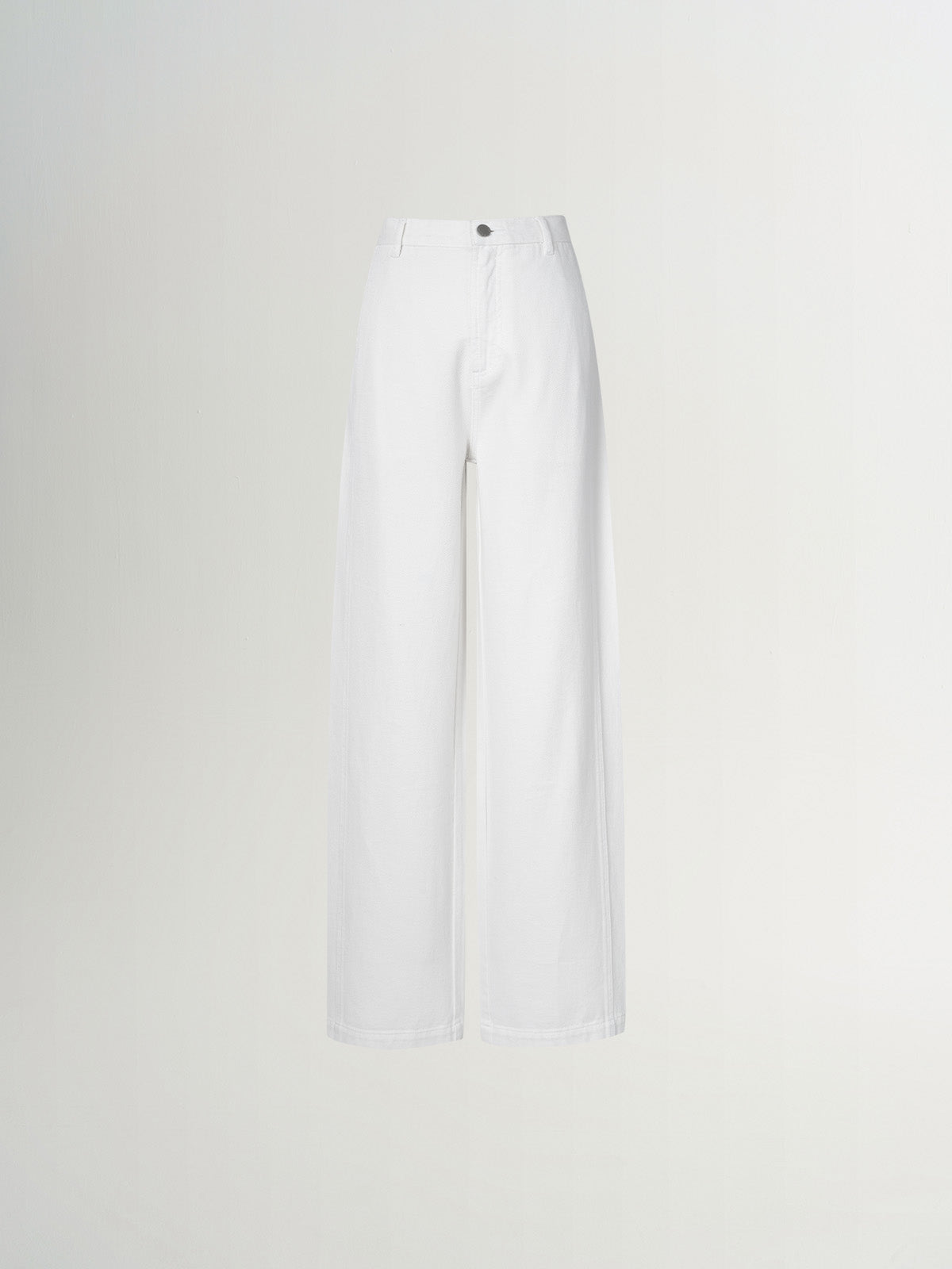 White wide pants