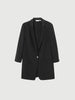Black Mulberry Silk Blazer