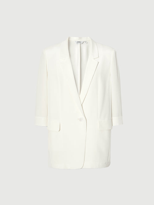 Charger l'image 1 dans la galerie. 3/4 Sleeve Silk Blazer