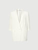 3/4 Sleeve Silk Blazer