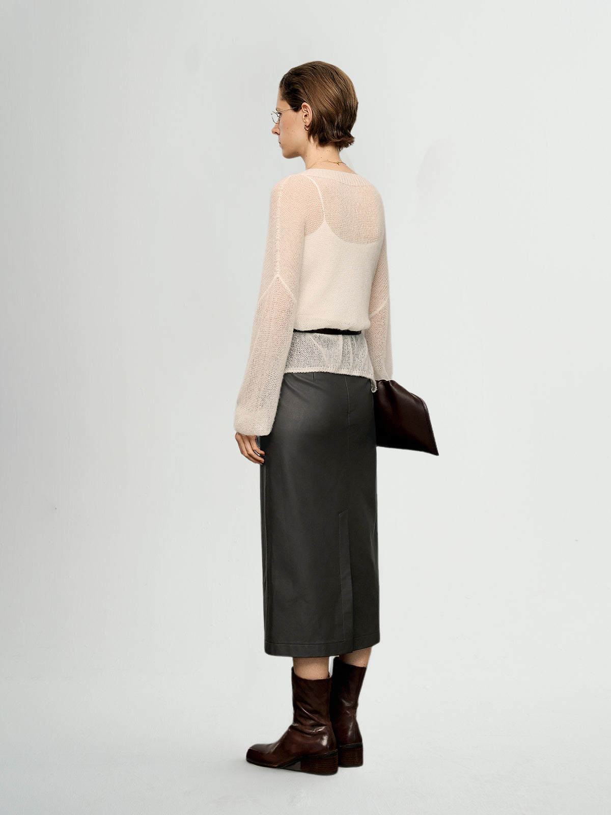 Cashmere-Silk Relaxed Pullover Sweater