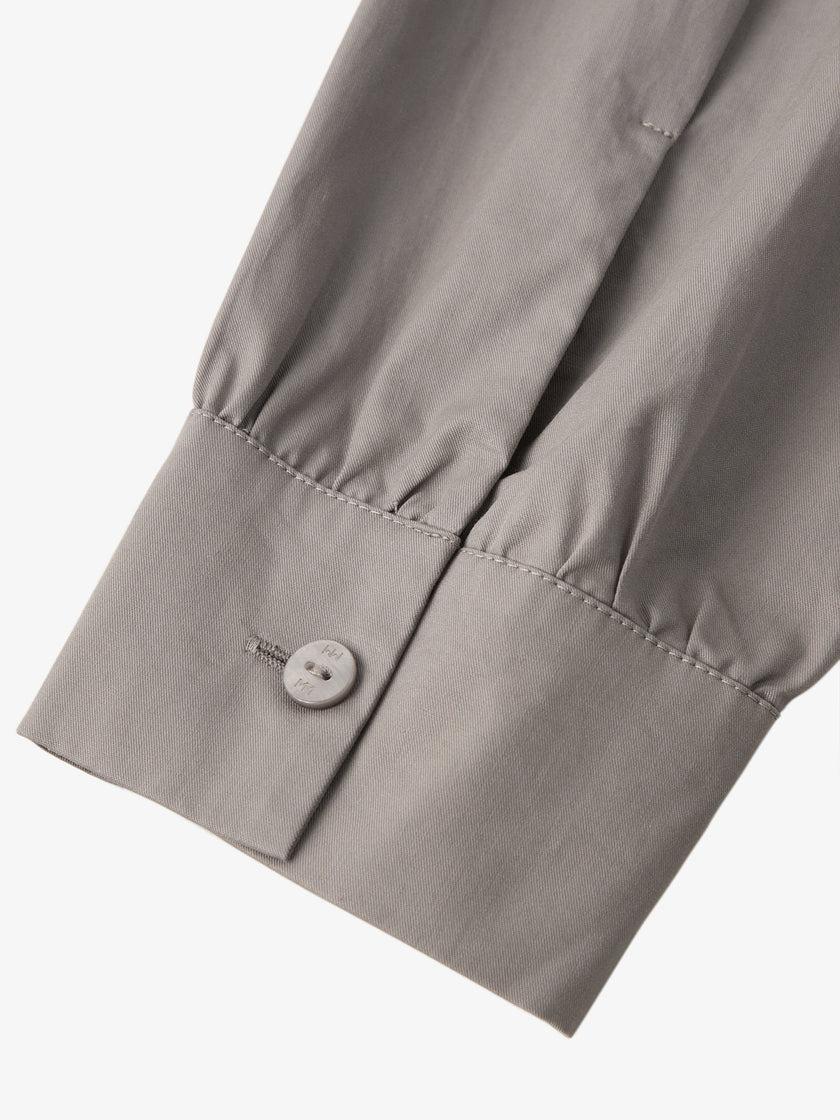 Women's Brown Wool Vest Splicing Cotton Dress