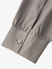 Women's Brown Wool Vest Splicing Cotton Dress