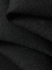 Women's Black High Waist Triacetate Draped Skirt