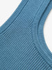 Women's Blue Square Neck Tank Top