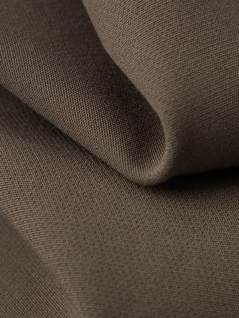 Women's Brown Notch Lapel Long Sleeves Blazer Jacket