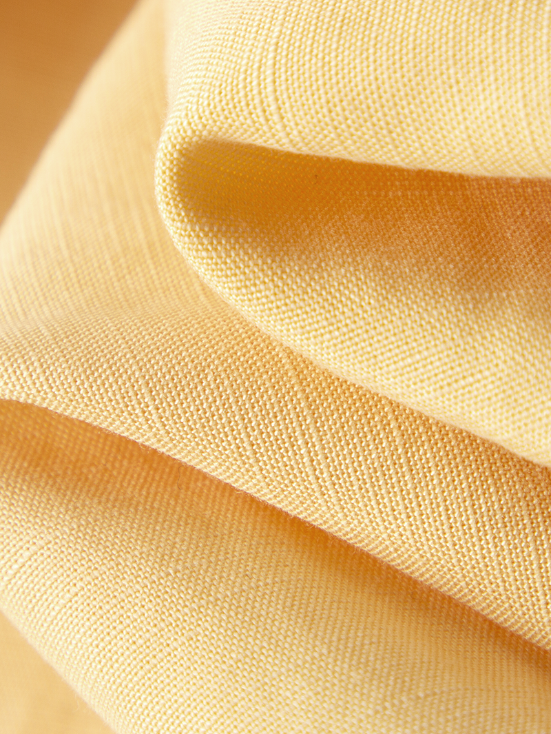 Women's Sunset Orange Square Neck Puff Sleeves High Waist Frill Hem Dress