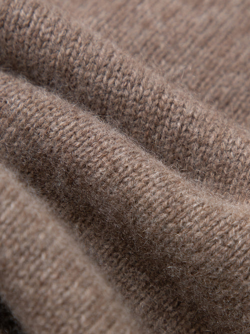 Load image 1 in gallery view. 100% cashmere long-sleeved button-up cardigan