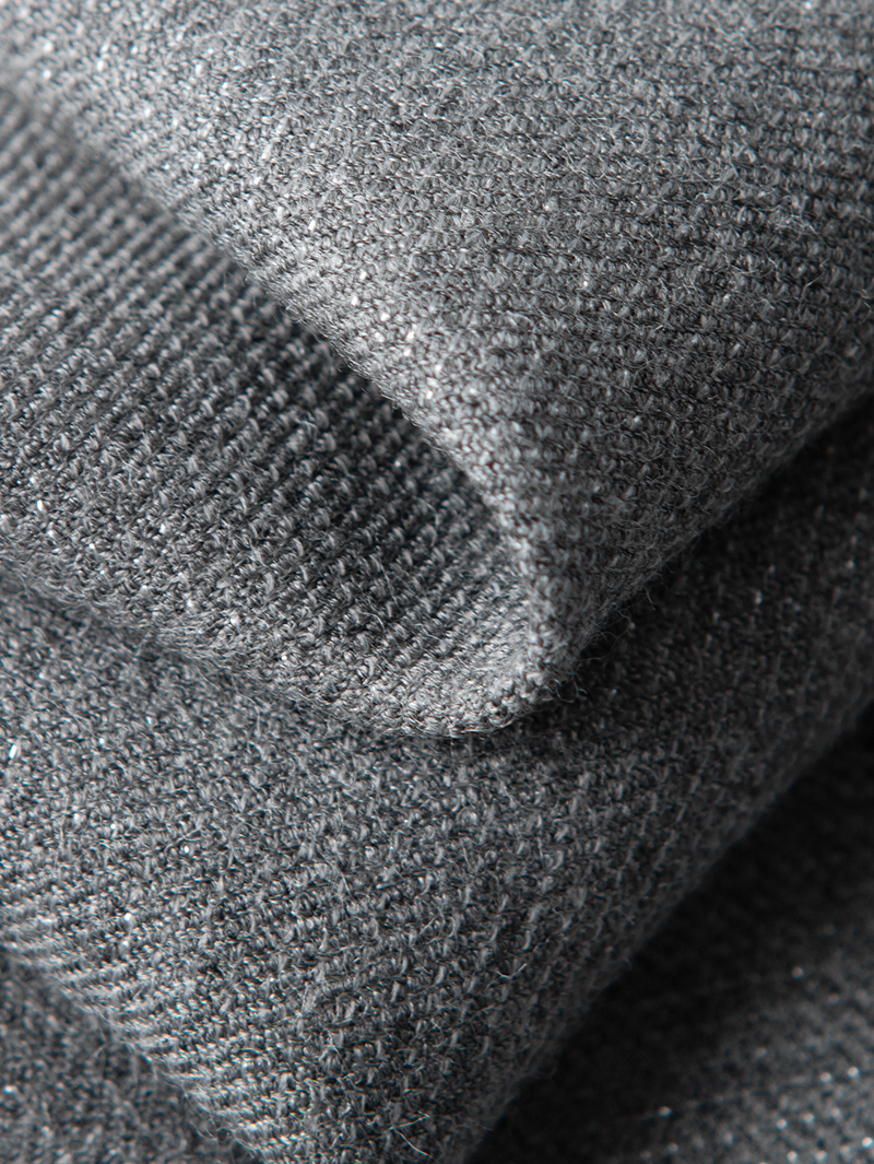 Women's Pearl Gray Sheep Woolen Flare Dress Skirt