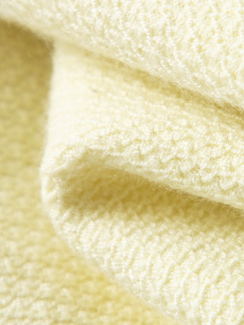 Women's Moonlight Yellow V Neck Elegant Button Down Cardigan Sweater