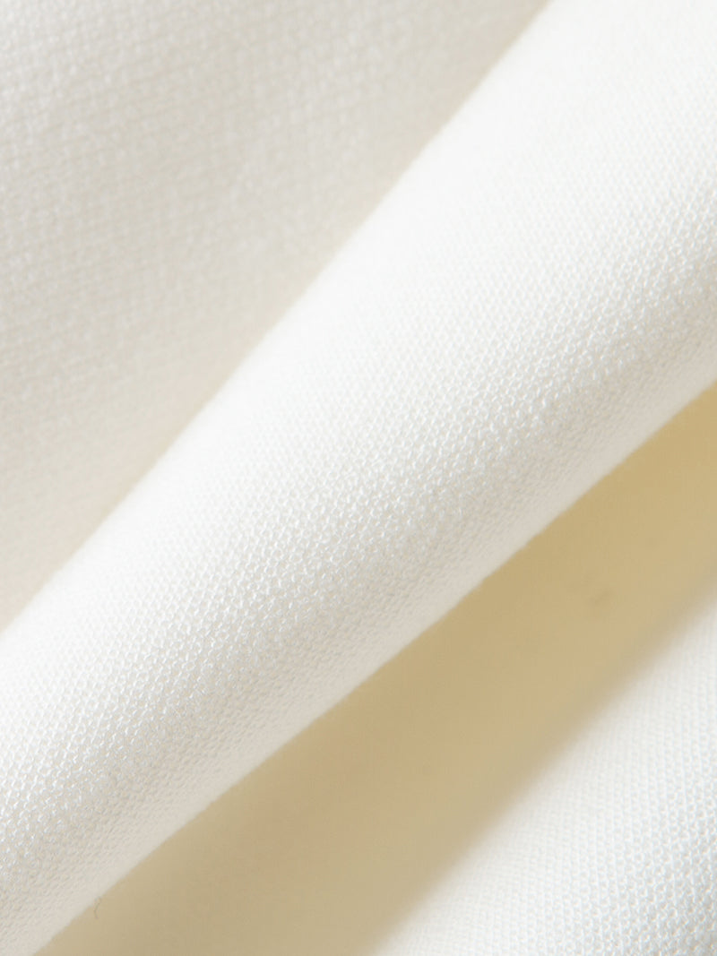 Pantalon blanc à ourlet