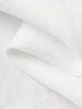 White linen shorts