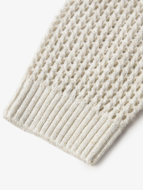 Load image 1 in gallery view. Linen Openwork Sweater